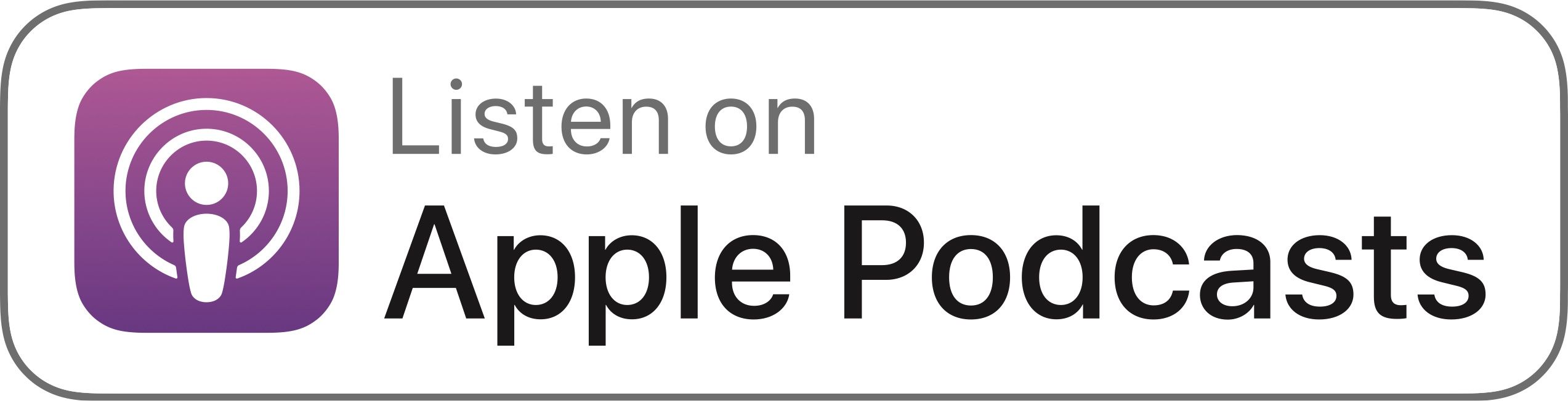Listen On Apple Podcasts Badge