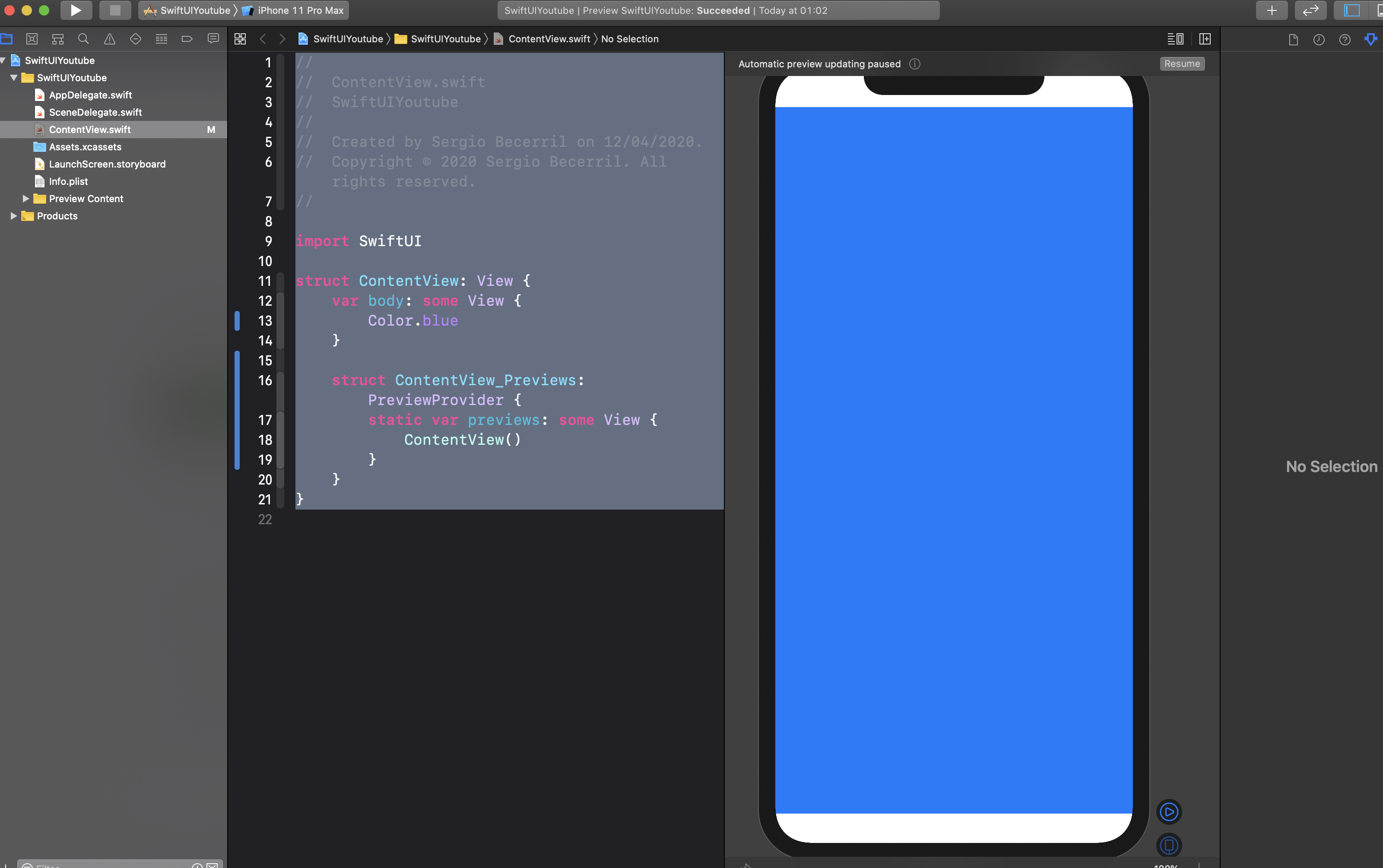 Cómo cambiar el color de fondo de una vista en SwiftUI Cómo cambiar el color de fondo de una vista en SwiftUI