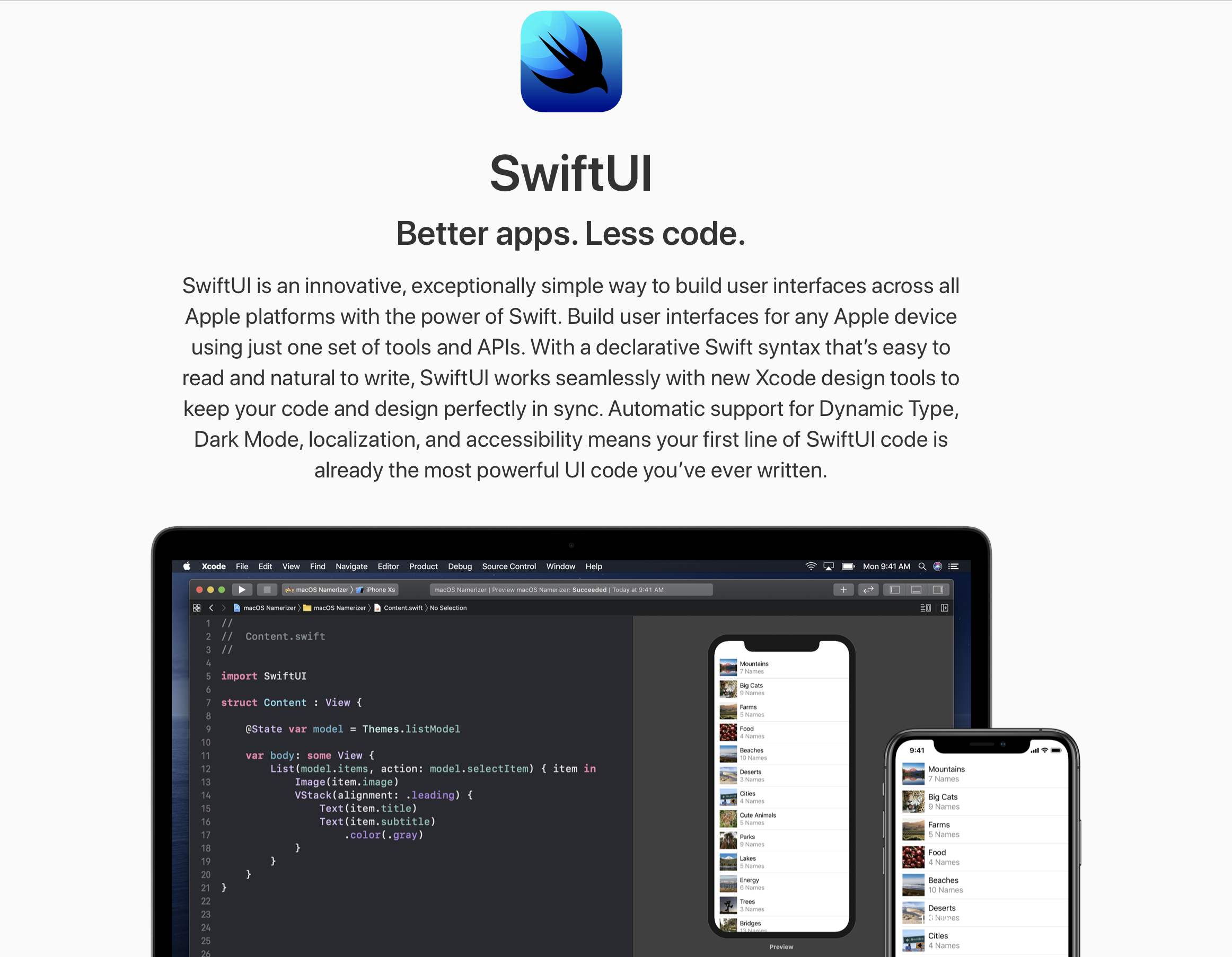 SwiftUI la nueva forma de crear Apps de Apple SwiftUI la nueva forma de crear Apps